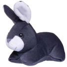 Игрушка мягкая Кролик в голубой переноске