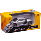Машинка металлическая Uni-Fortune RMZ City 1:64 Audi R8 V10, без механизмов, (серебристый)