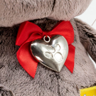 Мягкая игрушка BUDI BASA Кот Басик BABY с сердцем-подвеской 20 см