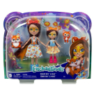 Игровой набор Mattel Enchantimals Фелисити Лис с сестричкой и питомцами