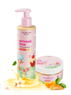 Подарочный набор косметики Glowgirl детский Гель-мусс для тела с эффектом сияния + Крем "Суфле для тела" Мандарин. ЭКО продукт.