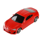 Машина металлическая Toyota 86, красный матовый цвет
