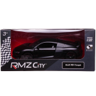 Машина металлическая RMZ City серия 1:32 Audi R8 2019, инерционная, черный матовый цвет, двери открываются