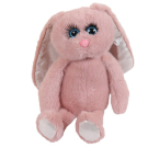 Мягкая игрушка ABtoys Реснички. Кролик розовый 20 см