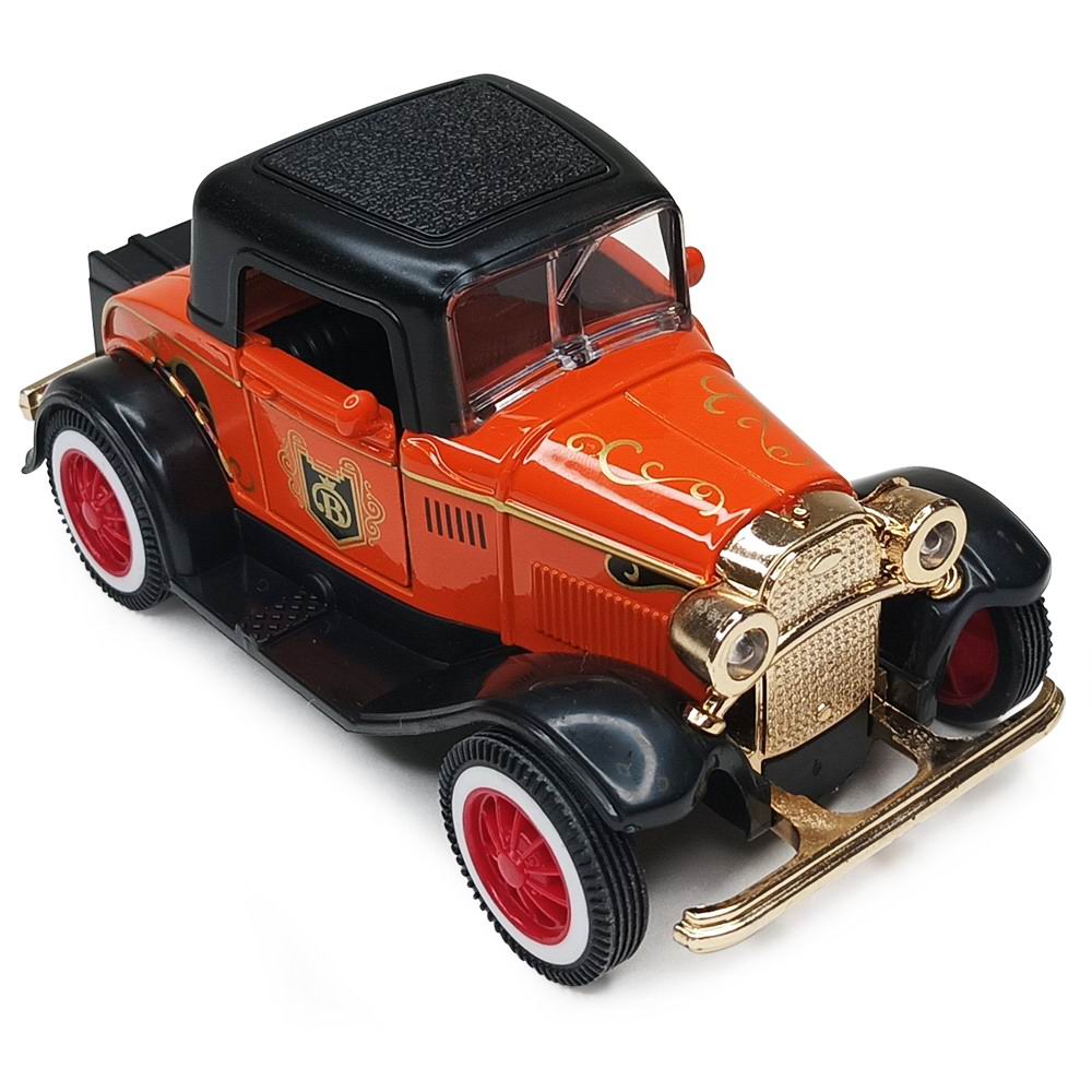 Машинка НОРДПЛАСТ Ретро-автомобиль кузов купе оранжевый Машинка НОРДПЛАСТ Ретро-автомобиль кузов купе оранжевый
