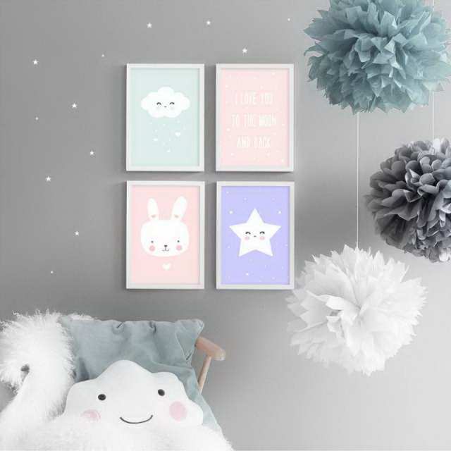 Интерьерный дизайнерский постер "Люблю тебя до луны и обратно!" (размер А4) Интерьерный дизайнерский постер "Люблю тебя до луны и обратно!" (размер А4)