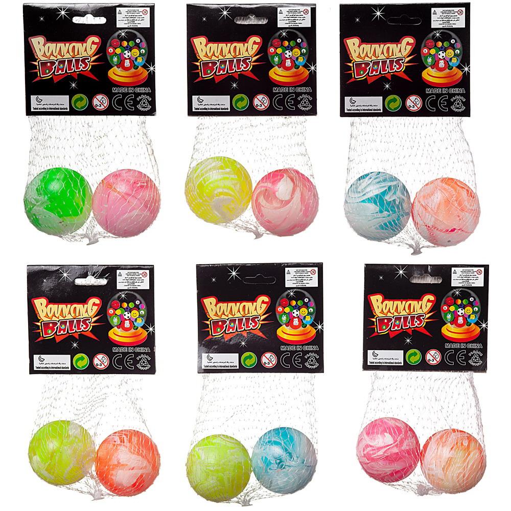 Мячик Junfa-попрыгунчик 4см "Мраморный", набор 2шт, цвета в ассортименте Мячик Junfa-попрыгунчик 4см "Мраморный", набор 2шт, цвета в ассортименте