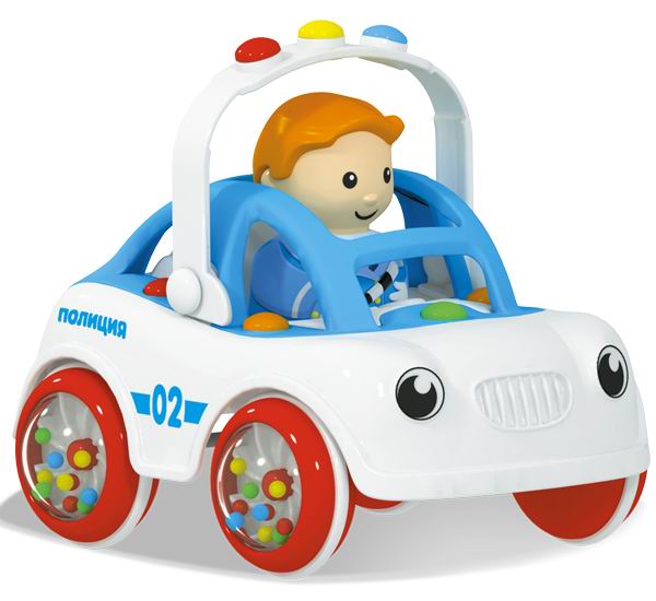 Машинка STELLAR Бусинка. Полиция Машинка STELLAR Бусинка. Полиция