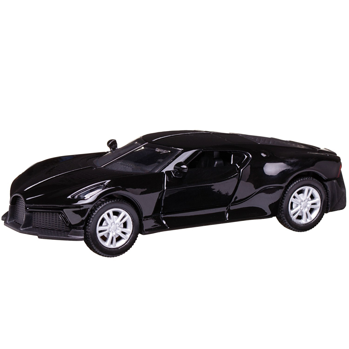 Машинка металлическая Abtoys АвтоСити 1:36 Спортивная инерционная с открывающими передними дверцами черная свет звук Машинка металлическая Abtoys АвтоСити 1:36 Спортивная инерционная с открывающими передними дверцами черная свет звук