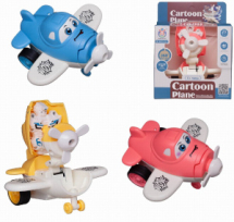 Самолет-трансформер Junfa пластмассовый инерционный Самолет-трансформер Junfa пластмассовый инерционный