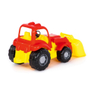 Машинка ПОЛЕСЬЕ Трактор-погрузчик Силач, красно-желтый Машинка ПОЛЕСЬЕ Трактор-погрузчик Силач, красно-желтый