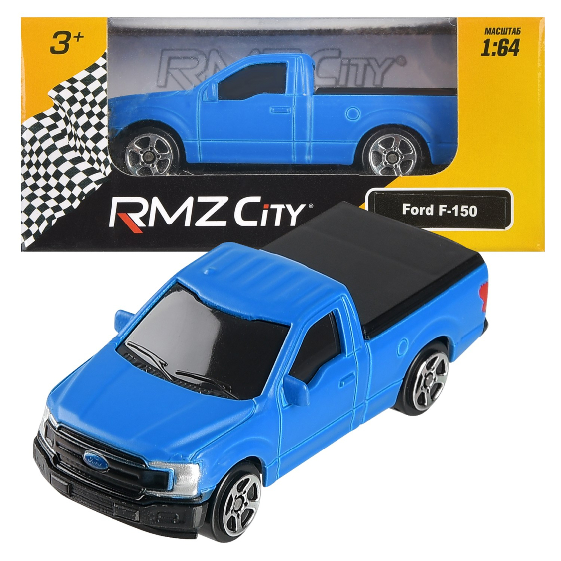 Машинка металлическая Uni-Fortune RMZ City 1:64 Ford F150 2018 Машинка металлическая Uni-Fortune RMZ City 1:64 Ford F150 2018