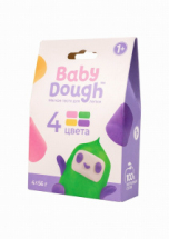 BabyDough Тесто для лепки 4 шт/65 г в коробке зеленый щипок №3 BabyDough Тесто для лепки 4 шт/65 г в коробке зеленый щипок №3