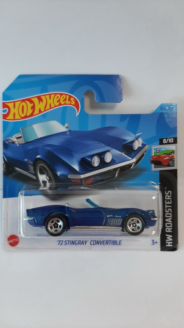Hot Wheels Машинка Коллекционная 72 Stingray Convertible Hot Wheels Машинка Коллекционная 72 Stingray Convertible