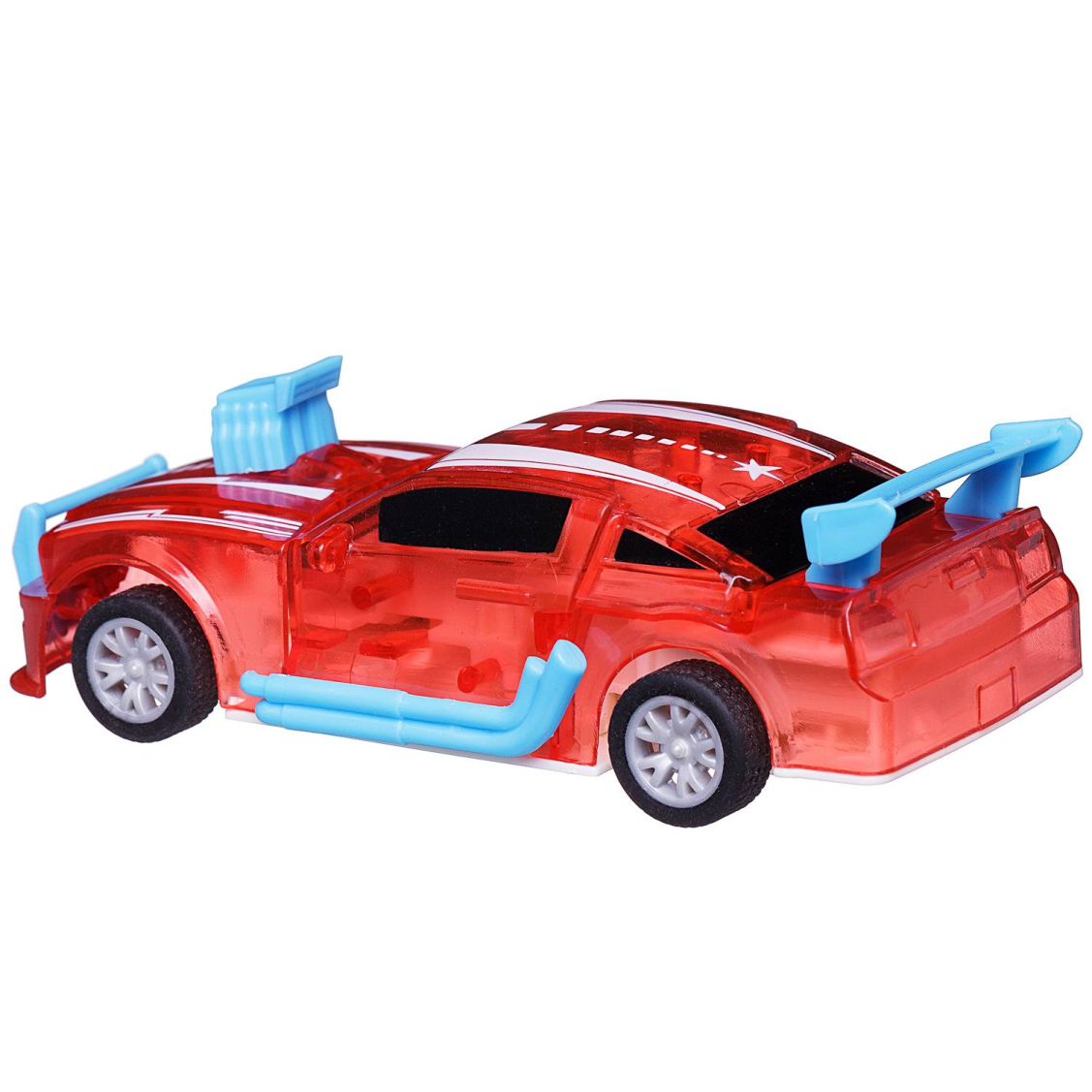 Машинка Abtoys разбивающаяся инерционная красная 1:32 Машинка Abtoys разбивающаяся инерционная красная 1:32