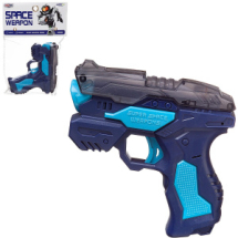 Бластер Junfa Space Weapon со световыми и звуковыми эффектами 12х3,8х12 см синий Бластер Junfa Space Weapon со световыми и звуковыми эффектами 12х3,8х12 см синий