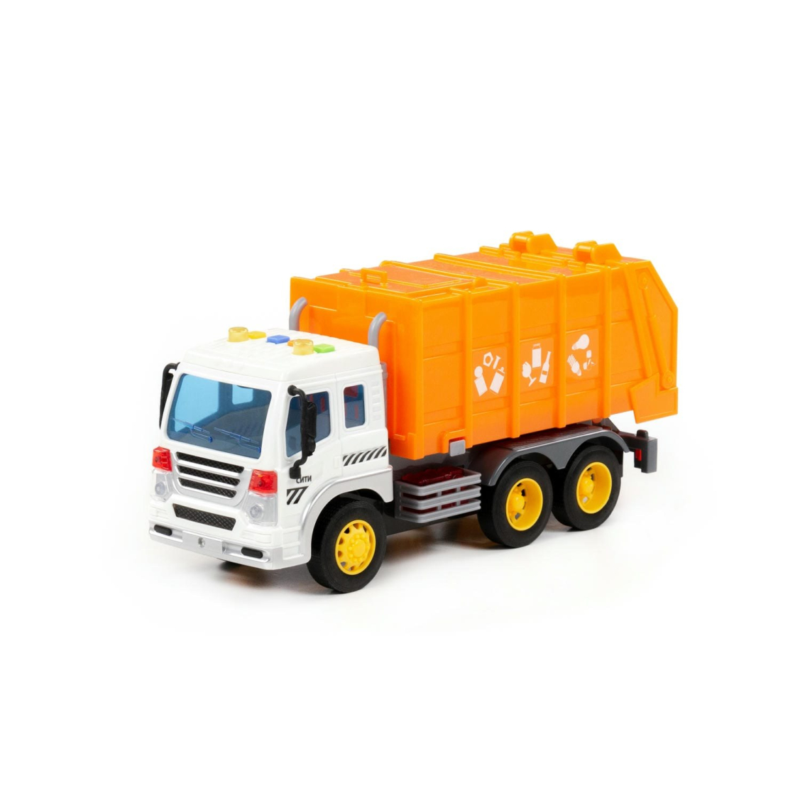 ПОЛЕСЬЕ Автомобиль коммунальный Сити оранжевый ПОЛЕСЬЕ Автомобиль коммунальный Сити оранжевый