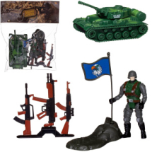Игровой набор Abtoys Боевая сила Танк, фигурка солдата, аксессуары, в пакете Игровой набор Abtoys Боевая сила Танк, фигурка солдата, аксессуары, в пакете