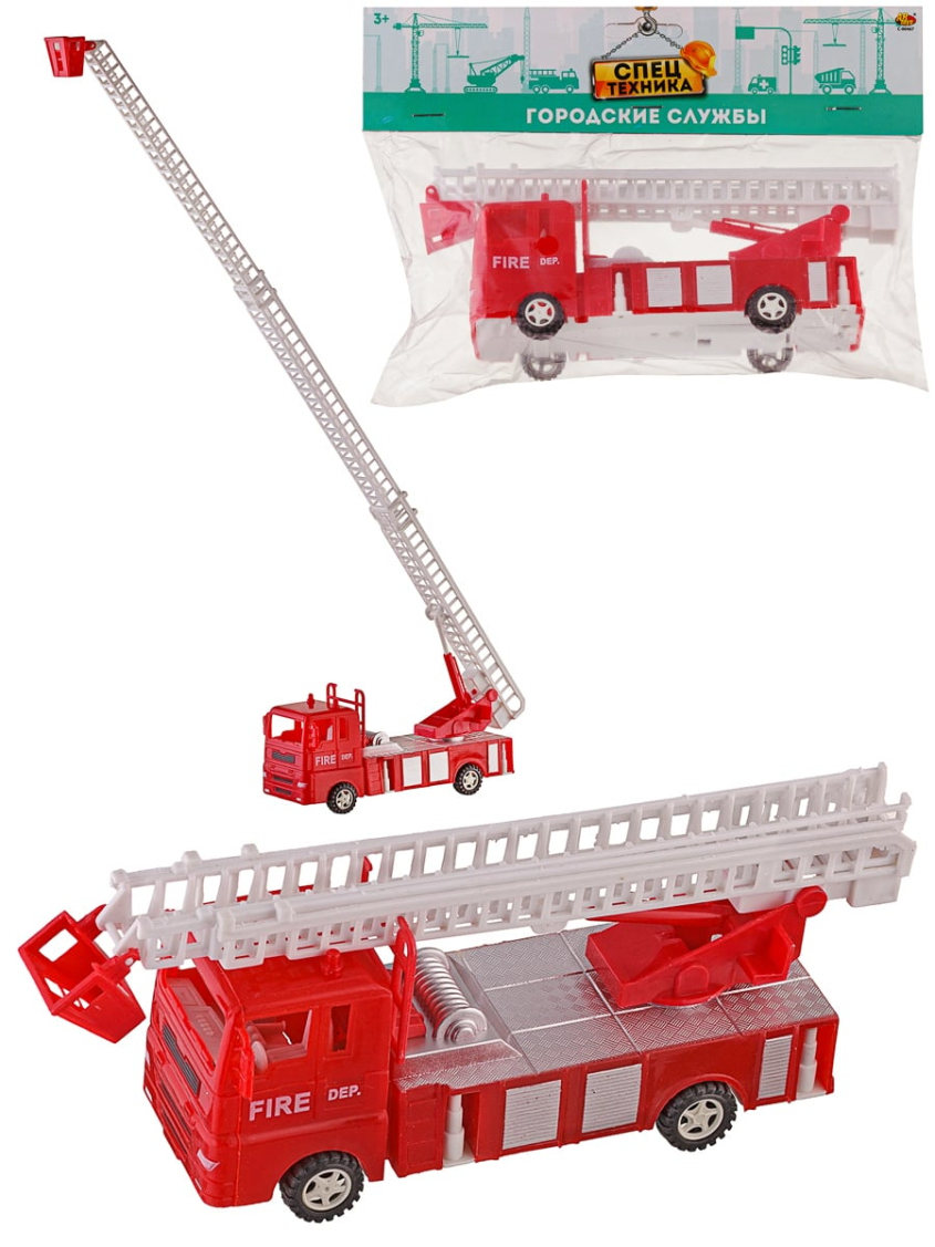 Машинка инерционная Abtoys Спецтехника Пожарная вид2 Машинка инерционная Abtoys Спецтехника Пожарная вид2