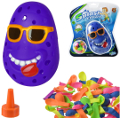 Игрушка заводная Junfa Озорная синяя картошка в наборе с 50 водяными бомбочками Игрушка заводная Junfa Озорная синяя картошка в наборе с 50 водяными бомбочками
