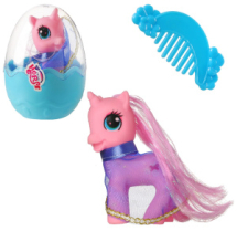 Пони Junfa розовая с расческой в яйце (с накидкой) Пони Junfa розовая с расческой в яйце (с накидкой)