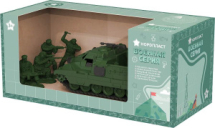 Игровой набор НОРДПЛАСТ Боевые машины Страж и Закат с солдатиками в коробке Игровой набор НОРДПЛАСТ Боевые машины Страж и Закат с солдатиками в коробке