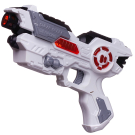 Бластер ABtoys Космобластер на батарейках, в коробке 32х6,3х22 см, бело-серо-красный Бластер ABtoys Космобластер на батарейках, в коробке 32х6,3х22 см, бело-серо-красный