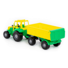 Трактор ПОЛЕСЬЕ с прицепом №1 Мастер желтый 43х13х13,5 см. Трактор ПОЛЕСЬЕ с прицепом №1 Мастер желтый 43х13х13,5 см.