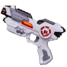 Бластер ABtoys Космобластер на батарейках, в коробке 32х6,3х22 см, бело-серо-красный Бластер ABtoys Космобластер на батарейках, в коробке 32х6,3х22 см, бело-серо-красный