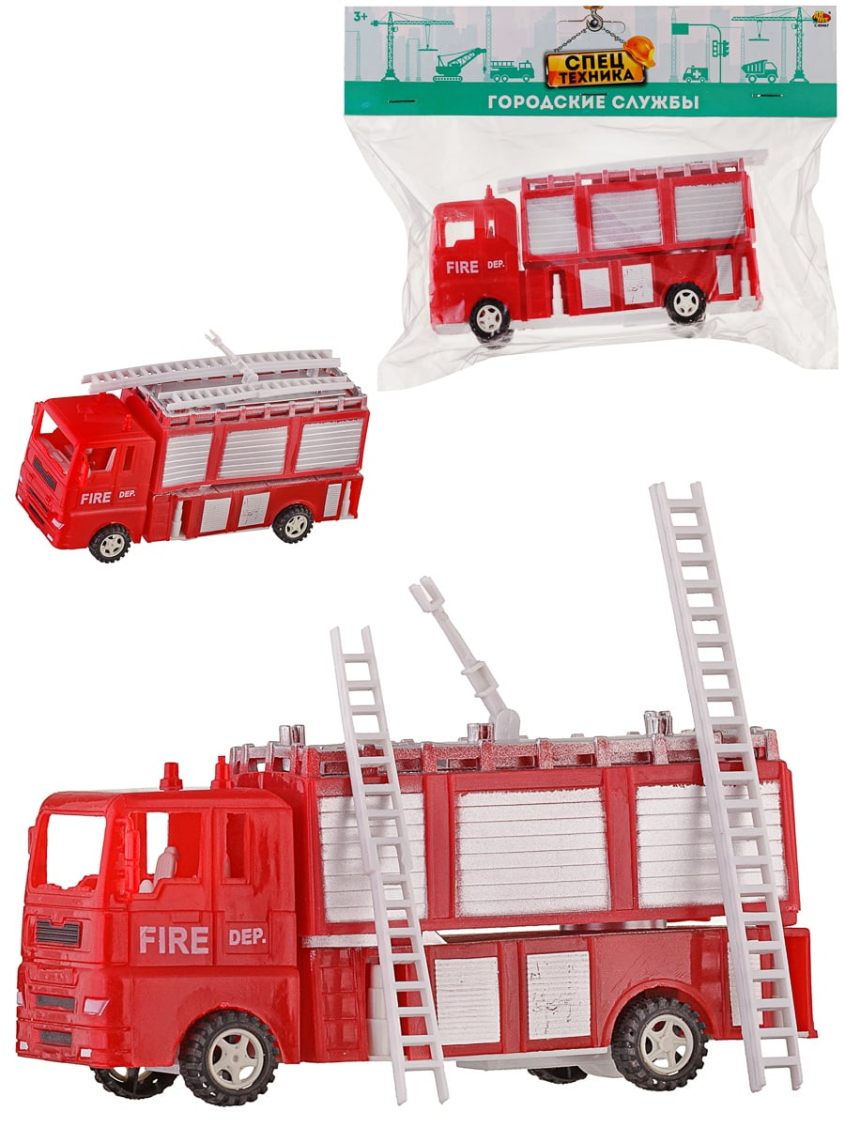 Машинка инерционная Abtoys Спецтехника Пожарная вид1 Машинка инерционная Abtoys Спецтехника Пожарная вид1