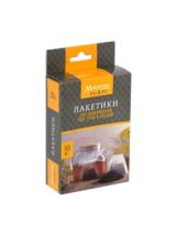 MARMITON Пакетики для заваривания чая и трав на завязках, 50 шт, 8*10 см EAT&FIT MARMITON Пакетики для заваривания чая и трав на завязках, 50 шт, 8*10 см EAT&FIT