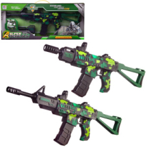 Автомат Junfa 2в1 со съемными стволами, электромеханический, свет и звук Автомат Junfa 2в1 со съемными стволами, электромеханический, свет и звук