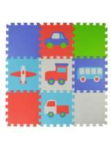 Forest kids. Игровой коврик пазл Transport 9 деталей 30х30х1,5 см Forest kids. Игровой коврик пазл Transport 9 деталей 30х30х1,5 см