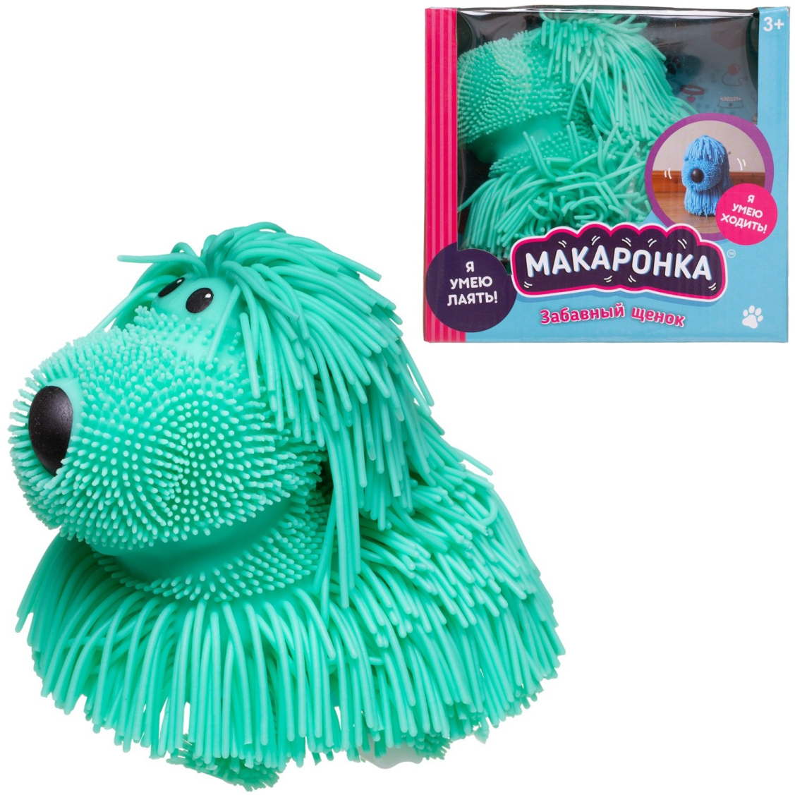 Интерактивная игрушка ABtoys Макаронка Собака зеленая ходит, звуковые и музыкальные эффекты. Интерактивная игрушка ABtoys Макаронка Собака зеленая ходит, звуковые и музыкальные эффекты.