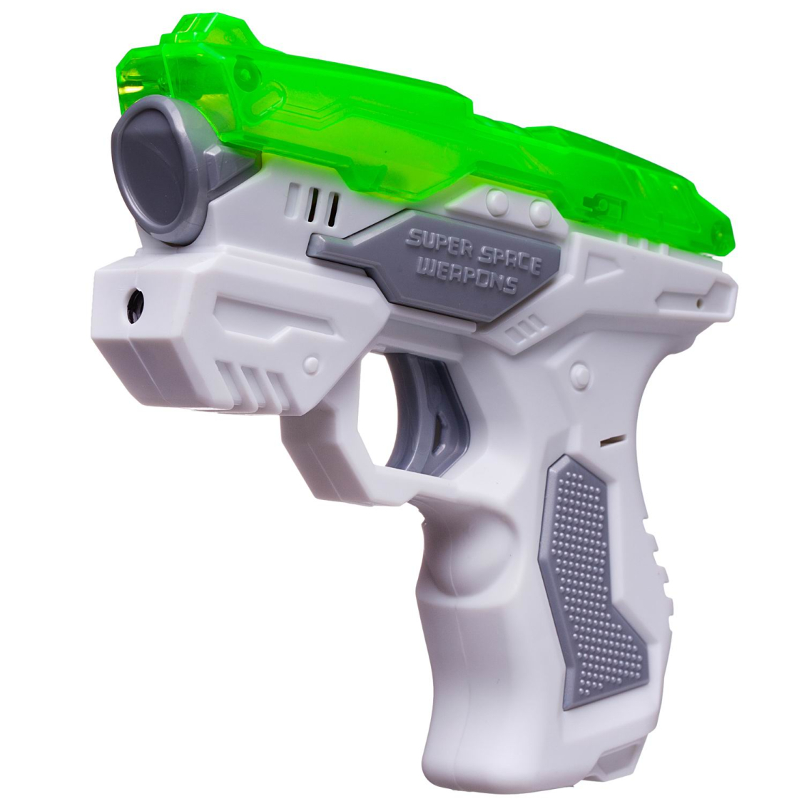 Бластер ABtoys Космобластер на батарейках, в коробке 16,5х4х14 см, бело-серо-зеленый Бластер ABtoys Космобластер на батарейках, в коробке 16,5х4х14 см, бело-серо-зеленый