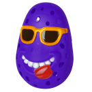 Игрушка заводная Junfa Озорная синяя картошка в наборе с 50 водяными бомбочками Игрушка заводная Junfa Озорная синяя картошка в наборе с 50 водяными бомбочками