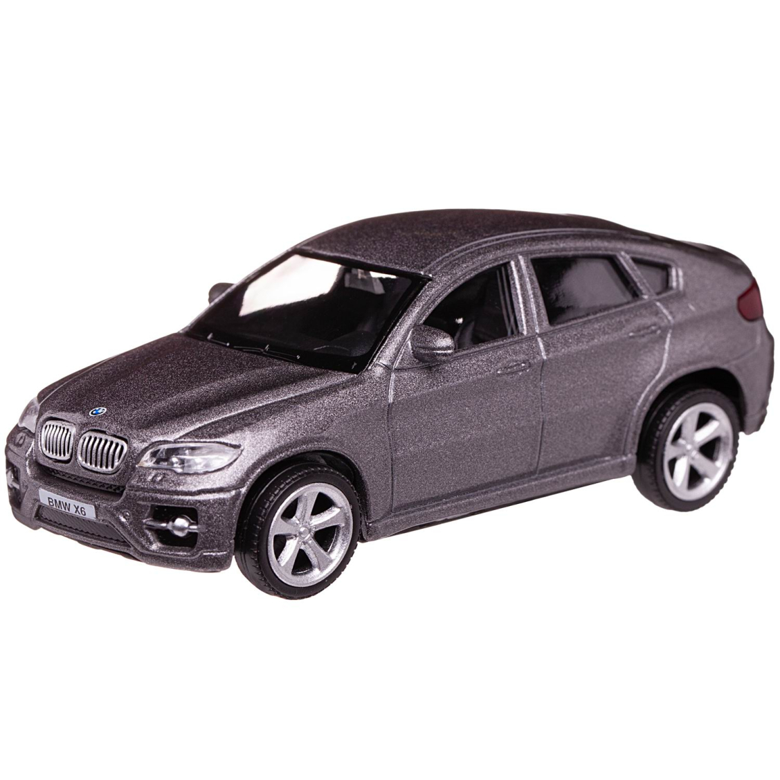 Машинка металлическая Uni-Fortune RMZ City 1:43 BMW X6 , без механизмов, цвет серый Машинка металлическая Uni-Fortune RMZ City 1:43 BMW X6 , без механизмов, цвет серый
