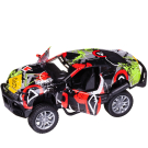 Машинка Junfa Джип граффити1:32 металлический с открывающимися дверцами инерционный, модель 3 (зелено-черно-красно-белый) Машинка Junfa Джип граффити1:32 металлический с открывающимися дверцами инерционный, модель 3 (зелено-черно-красно-белый)