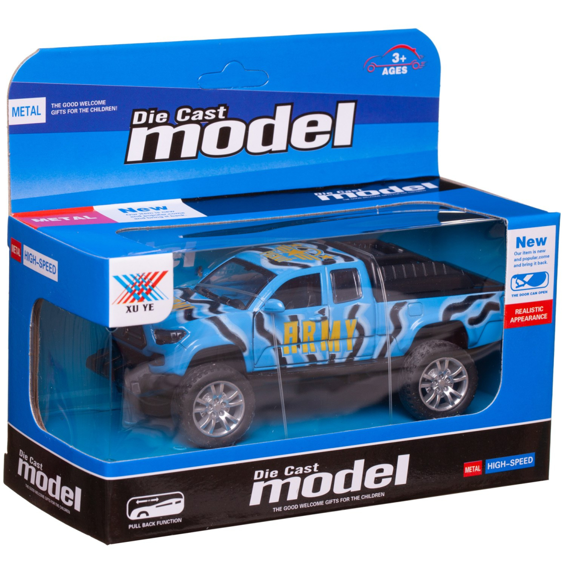 Машинка Junfa Джип военный 1:32 металлический с открывающимися дверцами инерционный голубой Машинка Junfa Джип военный 1:32 металлический с открывающимися дверцами инерционный голубой