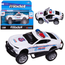 Машинка Junfa Полицейский джип 1:32 металлический с открывающимися дверцами инерционный белый Машинка Junfa Полицейский джип 1:32 металлический с открывающимися дверцами инерционный белый
