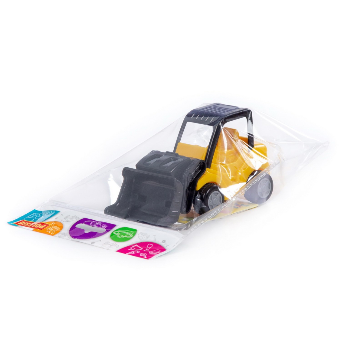 Машинка ПОЛЕСЬЕ Погрузчик Мини инерционный в пакете Машинка ПОЛЕСЬЕ Погрузчик Мини инерционный в пакете